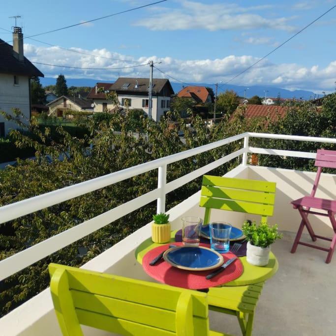 Appartement Verdoyant Au Bord Du Lac Leman Entre Evian Et Thonon Dans Une Villa Publier Eksteriør billede